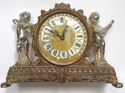 Stary zegar kominkowy Splendex z Niemiec Zachodnich, do naprawy.