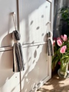 Chwost XL frędzle zawieszka boho makrama korale 