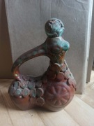 Wazon dzbanek ceramiczny PRL