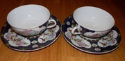 Filiżanka chińska japońska porcelana do herbaty 2szt komplet Xie's