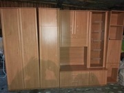 Meblościanka z ławą +fotel 