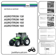 DEUTZ AGROTRON 130 140 155 165 MK3 Instrukcja Napraw PL Service Manual