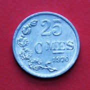 25  Centimów 1970  r   - Luksemburg     