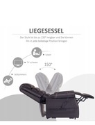 Fotel tradycyjny Homcom brązowy