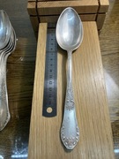 lyzka duza 1 szt 210 mm wsw d fraget met wzor romanski posrebrzana prl