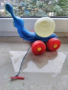 Stara zabawka z czasów Prl kolekcja Zezol Zezolek ślimak