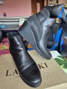 Botki czarne ocieplane Lasocki-rozm.38