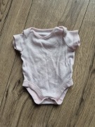 F&F body krótkie pudrowy róż kopertowy dekolt 56