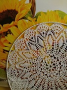 Szydełkowa rozeta hand made