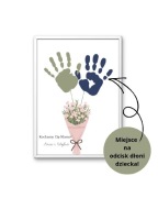 Personalizowany plakat prezent DIY dla mamy dzień mamy a4 