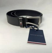 Tommy Hilfiger pasek męski czarny 110 cm skóra nowy oryginał klasyczny