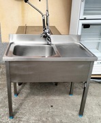 Zlew 1-komorowy gastronomiczny 100x60x85