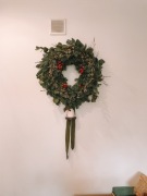 Wieniec wianek swiateczny iglaki choinka Christmas