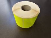 Etykieta papierowa 80x80 żółty neon 800 sztuk
