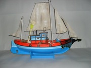 Model kutra rybackiego HEL-10 żaglowca KUTER RYBACKI XXL
