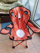 Krzesło składane, turystyczne , tygrysek 