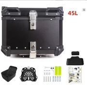 Kufer centralny z płytą montażową 45L, aluminiowy zamykany na klucz