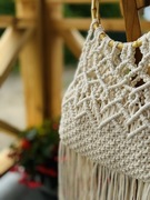 Torebka pleciona boho letnia frędzle 