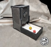 Cicha wieża do kostek i kości - Catan i inne gry (Drewno, materiał, gąbka)