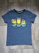 T-shirt, koszulka, bluzka z krótkim rękawem, Minionki, r. 122