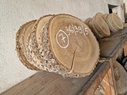 Plaster Drewna Jesion ok. 40 cm Wysuszony Blat Stolik DIY Deska