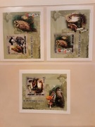 Gwinea Bissau 2005 Mi 2888-93 ptak sowa komplet 6 x luxblok idealna pozycja