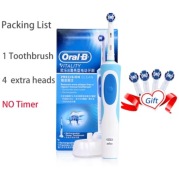 Oral-B elektryczna szczoteczka do zębów obrotowa + Gratis 4 końcówki