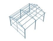 Wiata 8m x 6m x 3m konstrukcja stalowa