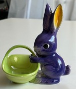 Figurka Goebel zając królik z koszykiem bunny Germany figura