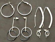 CZTERY pary kolczyków - Różne