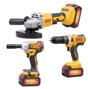 Wiertarka i szlifierka i klucz udarowy zestaw walizka likwidacja magazynu 