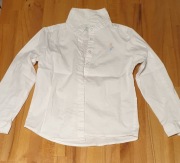 Bluzka, koszula szkolna, elegancka, galowa, długi rękaw, dziewczynka, 116