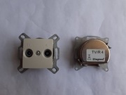 Gniazdo Antenowe RTV 4dB LEGRAND CARIVA końcowe kremowe - nowe