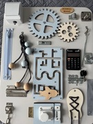 Tablica manipulacyjna NAANAA WOOD Maxi Niebieski