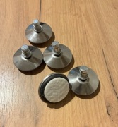 Podstawki stopki do krzesła fotela obrotowego zamiennik kółek 5 szt. 11mm
