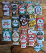 etykiety stare od piwa Warka, Gobin, Łomża i inne  - zestaw 16 szt.