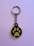 Brelok z Tagiem NFC dla psa lub kota (Czarno-Złoty)