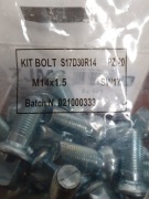 M14x1,5 Śruby kół 20szt Mercedes VW Sferyczny Kula