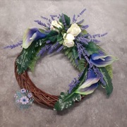 Wianek, kompozycja na grób.