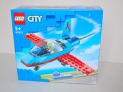 LEGO City 60323 Samolot Kaskaderski NOWY