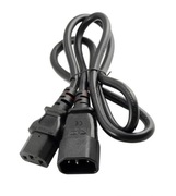 PRZEDŁUŻACZ KABLA ZASILAJĄCEGO 3-PIN IEC 1,8m 10A