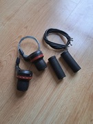 Manetki obrotowe 3x7 indeksowane + chwyty + pancerze + linki