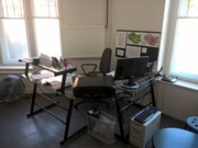 Solidne biurko szklane