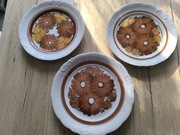 STARY TALERZ PATERY NA ŚCIANĘ MALOWANE RĘCZNIE 