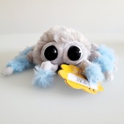 Pluszowy pająk skakun, maskotka – szaro-niebieska, NOWA