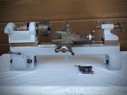 Stara tokarka stołowa - do metalu / suport, konik, wrzeciennik . Old lathe