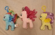 Kucyki poney Sparkle Pinkie Pie Fluttershy i Rainbow Dash