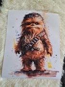 Nowy plakat na płótnie 30x40cm z filmu Gwiezdne Wojny Star Wars 