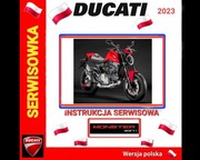 INSTRUKCJA SERWISOWA DUCATI MONSTER 937 + PLUS 2023r SERWISOWKA j.POLSKI