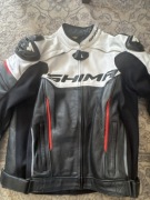 Kurtka motocyklowa Shima Bandit czarno-biało-czerwona